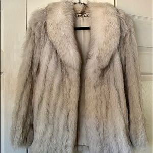 Silver Fox Waist length womens coat